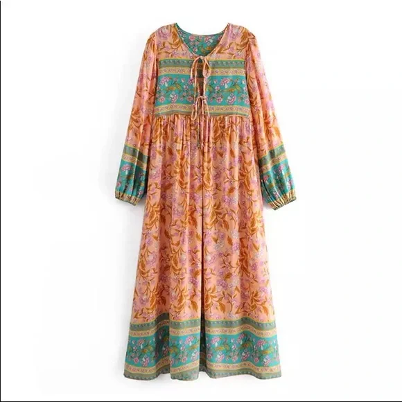 white christmas dresses ELGA Kaftan Maxi Long Dress Soft main image 0
